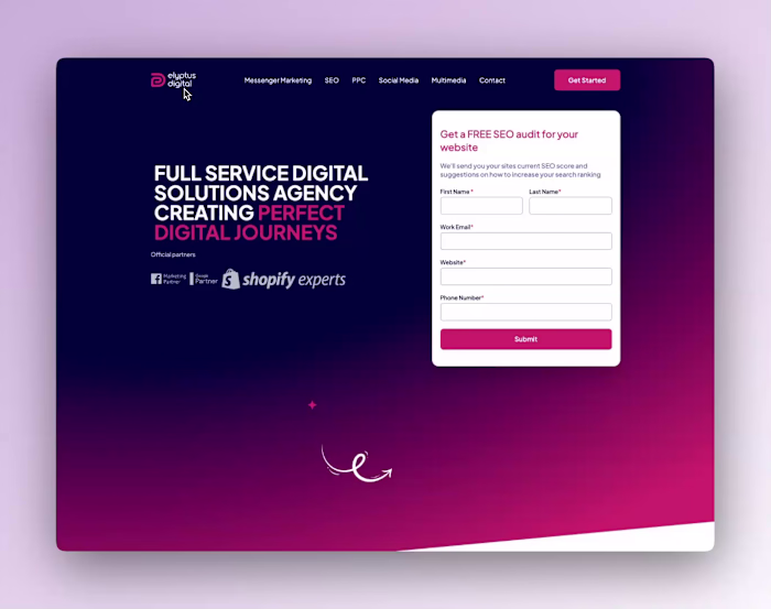 Elyptus Digital - Website Redesign