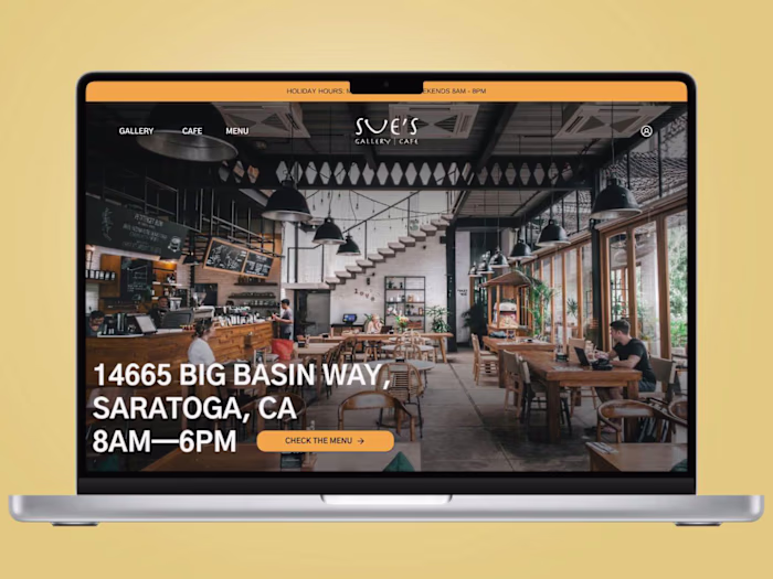 SGC: A responsive website design to increase leads for the cafe