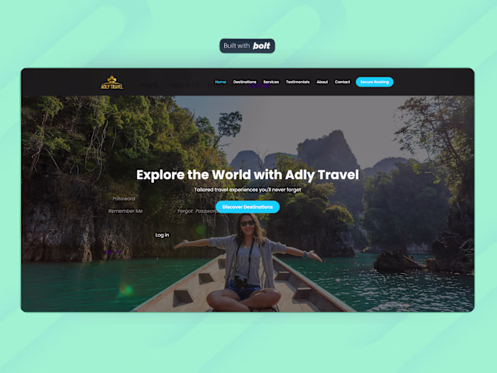 Adly Travels Website Redesign & Secure Payment System