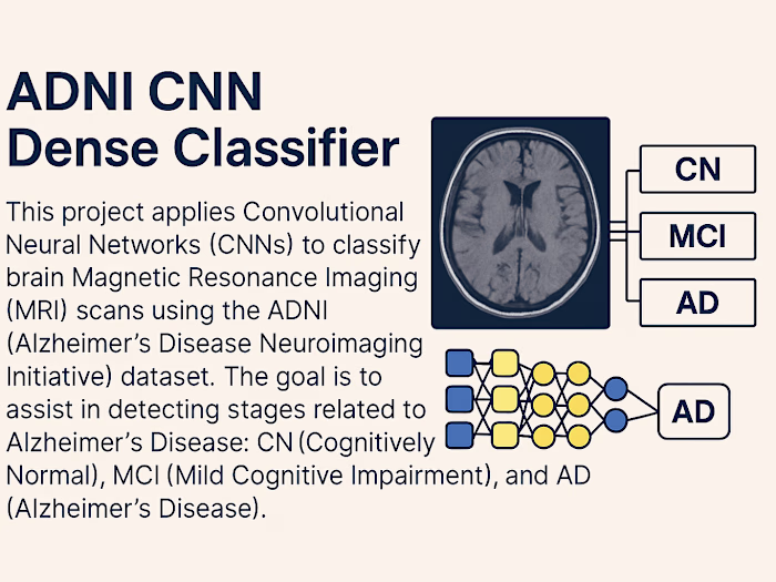 ADNI CNN Dense Classifier