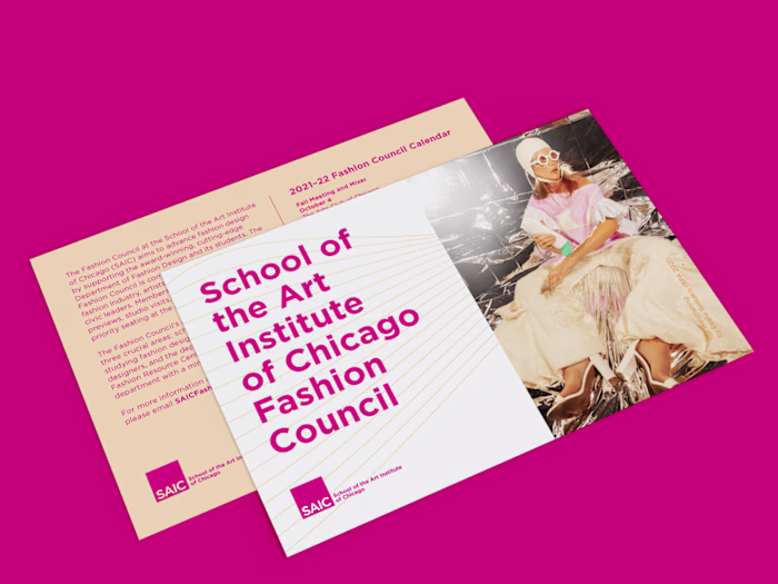 SAIC Fashion Council | Invitation