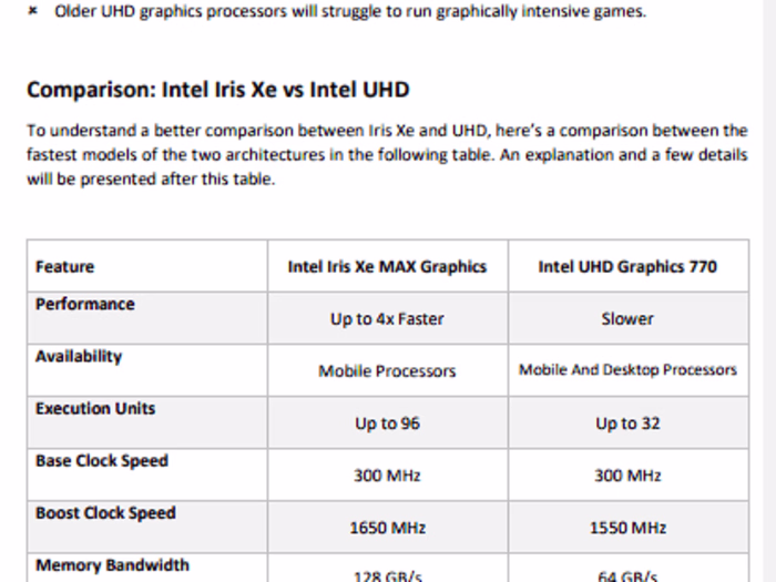Intel Iris Xe vs. Intel UHD: A Comprehensive Comparison