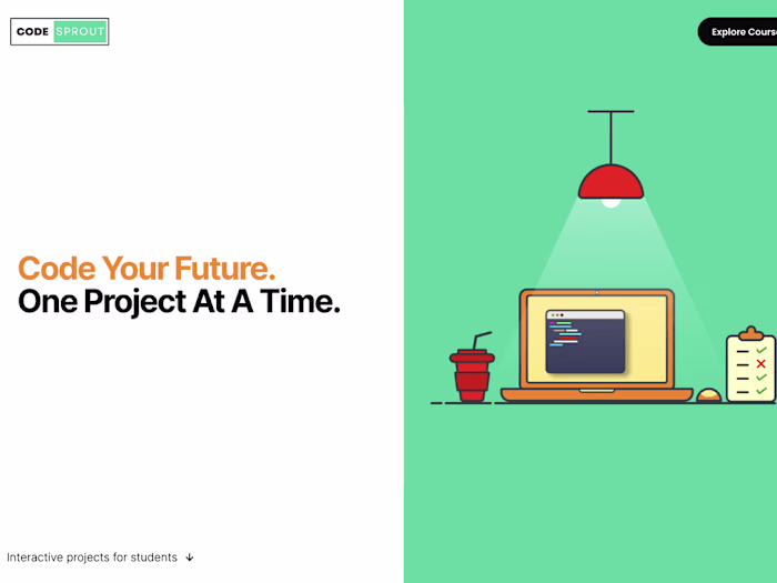 Interactive coding platform Website
