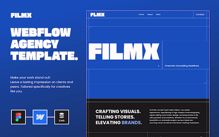 FILMX Video Agency Template Design