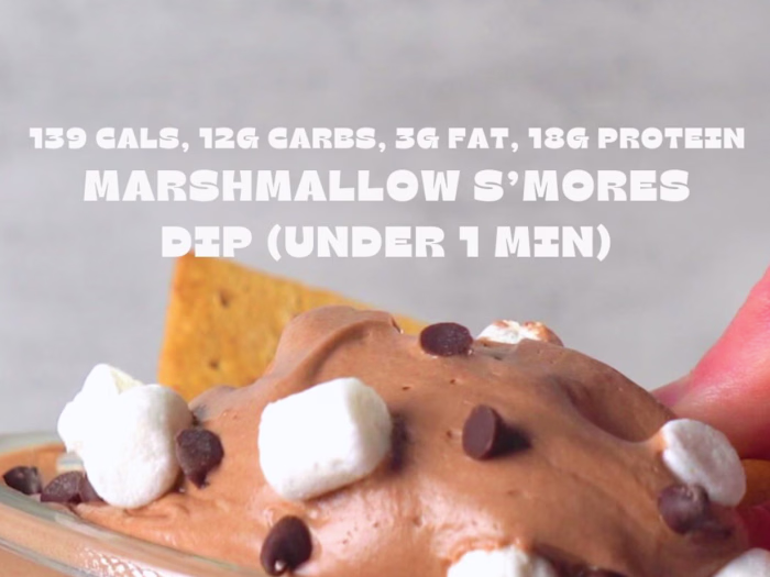 High-Protein Marshmallow S'mores Dip Recipe