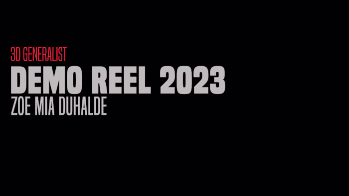 Check out my work on my DEMO REEL!