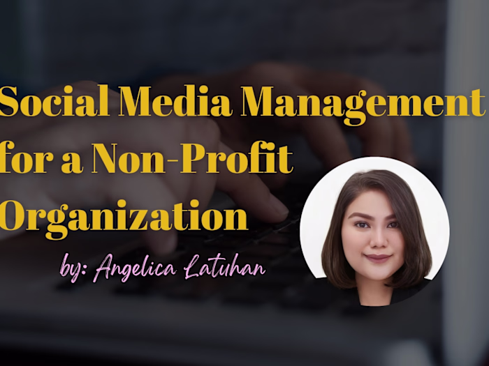 Social Media Management for a Non-Profit Organization