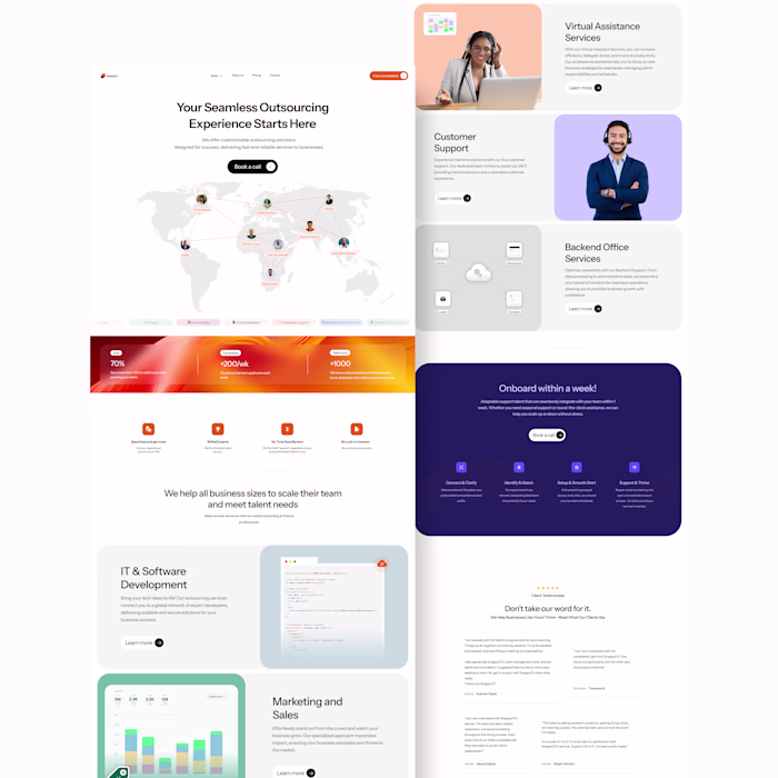 SNAPPYCX - Website Redesign