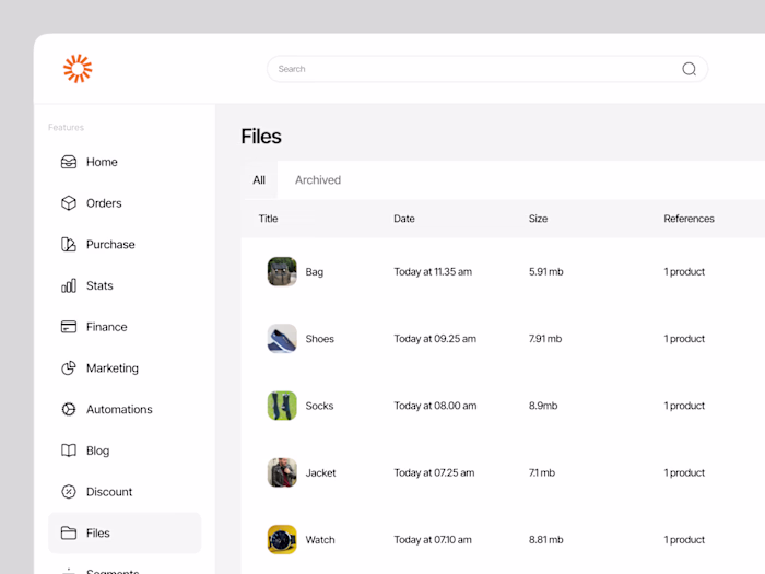 File Management Dashboard