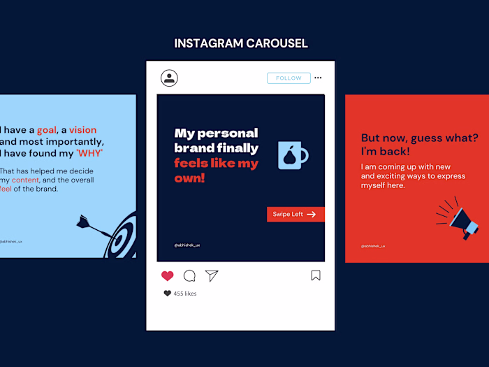 Visual Identity for a Personal Brand on Instagram