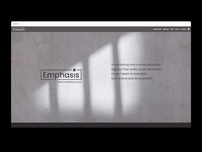 Emphasis Media - Site Development