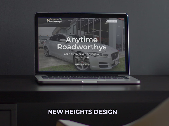 Anytime Roadworthy's | Webflow Website