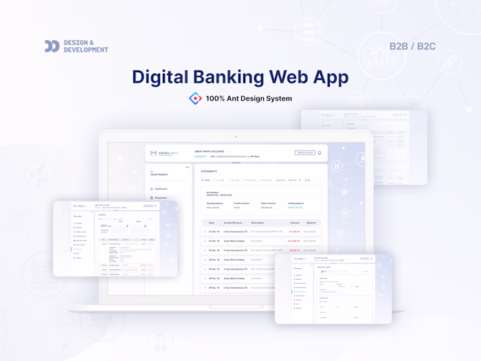 Digital Banking Web App
