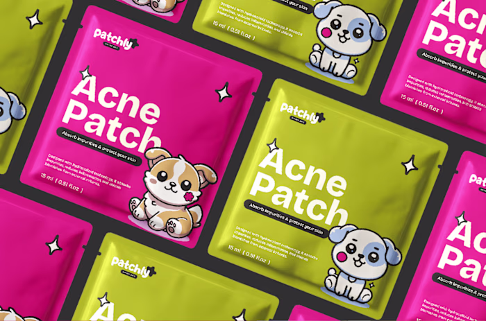 Patchly Skincare | Branding & Packaging Design 