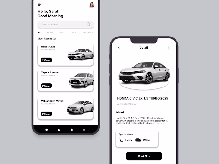 Car Rental Mobile App