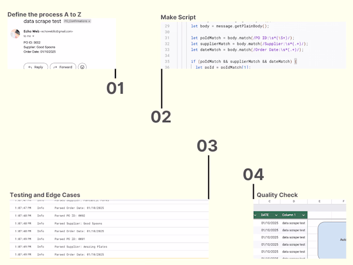 Data Scraping Service Demo - Email to Table Data - YouTube
