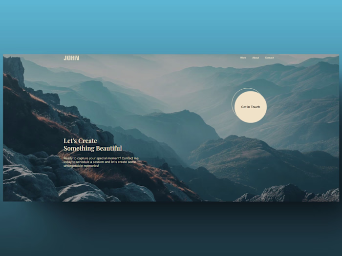 Creative Portfolio Website - Framer