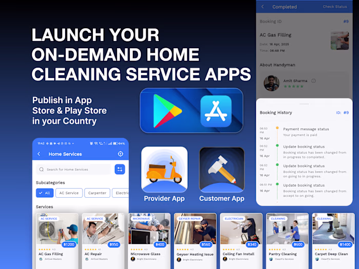 On-Demand Home Services App Development for HomeFix Thailand