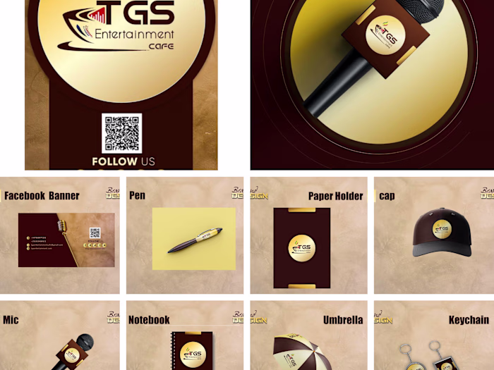 Tgs Entertainment | Logo and Brand Identity Design