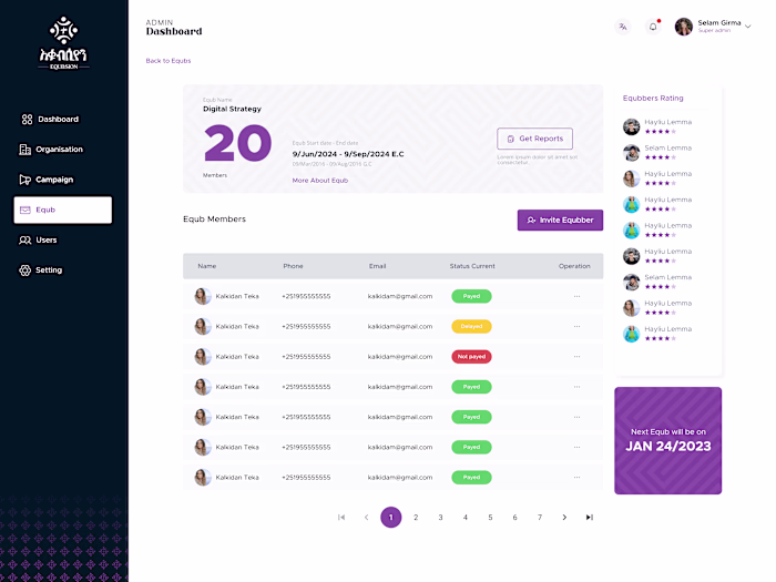 Enhancing Accessibility and Efficiency in Equb Systems