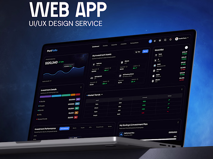 SaaS Dashboard Design Project