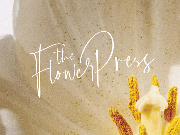 The Flower Press - Branding & Website