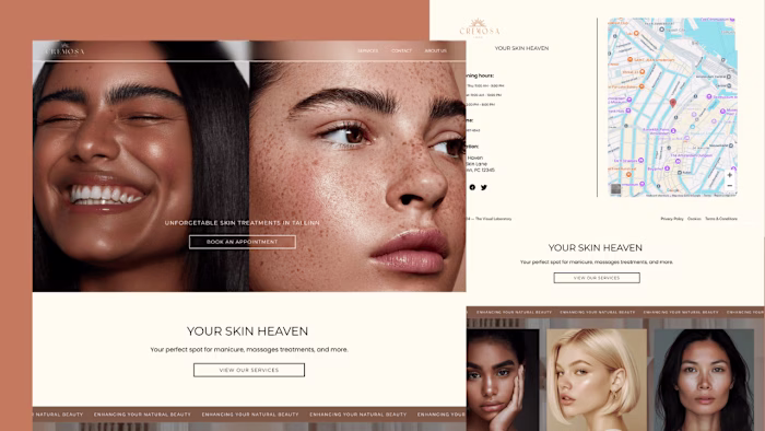 Full Brand and Website for a Skin Care Studio