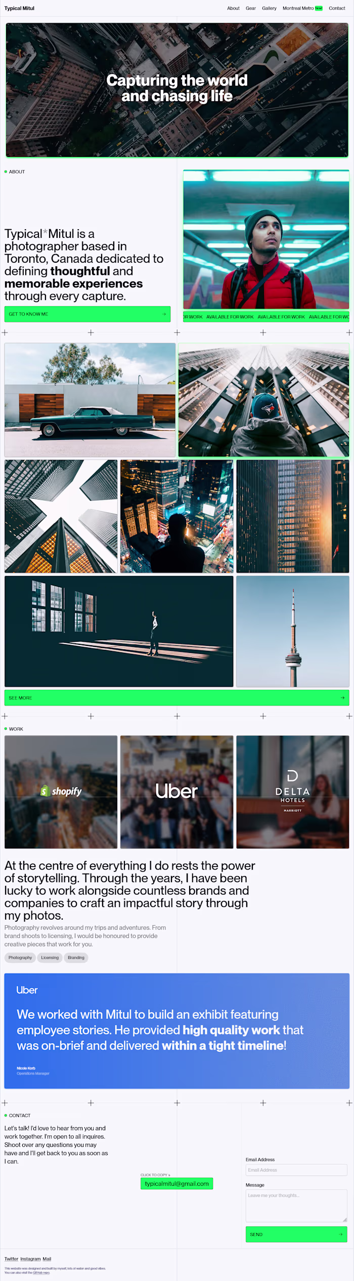 Typical Mitul Portfolio Platform
