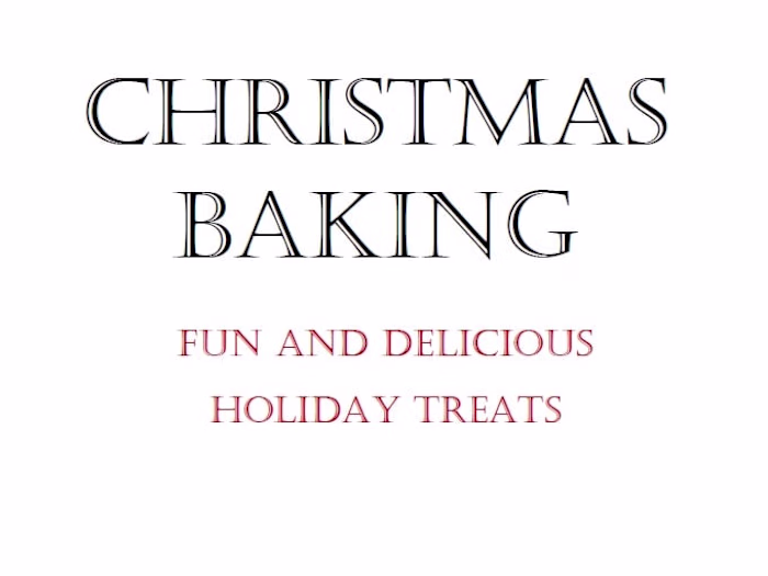 Ghostwritten Christmas Baking Book