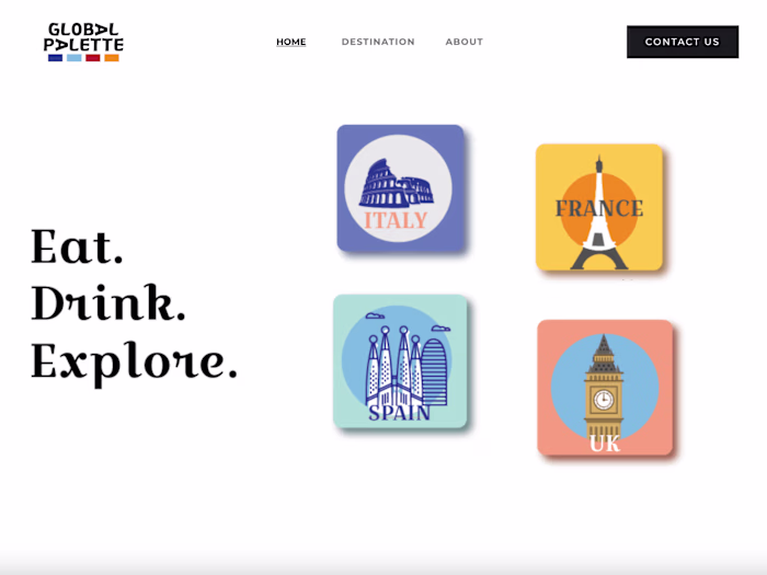 Global Palette | Web & UX UI 