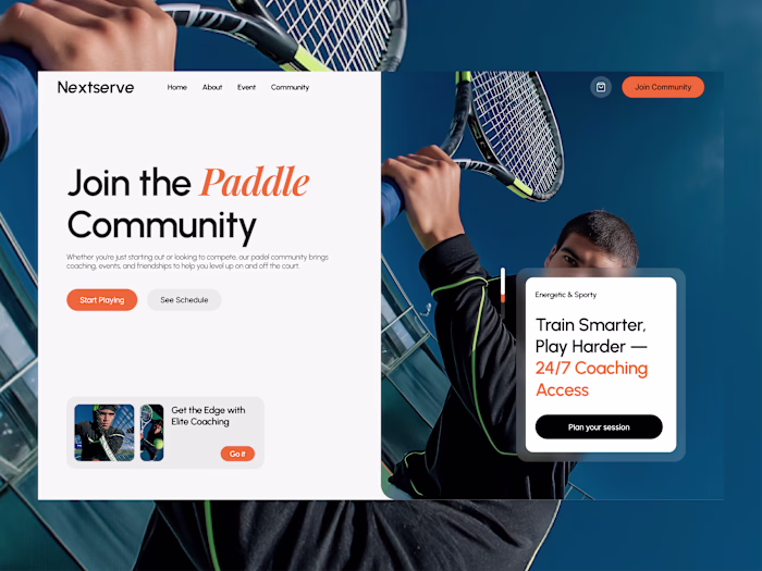 Landing Page Design for Paddle-Sport Organizations