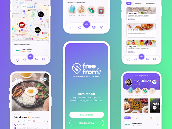 FreeFrom Club - Pitch and Mobile App