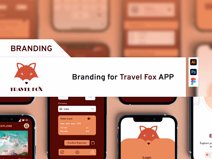 TRAVEL FOX APP (UI UX) on Behance