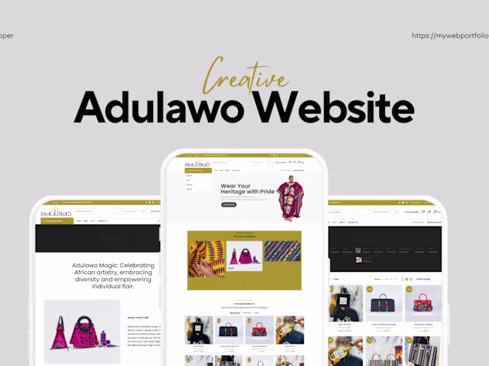 Adulawo Magic E-Commerce Website Development