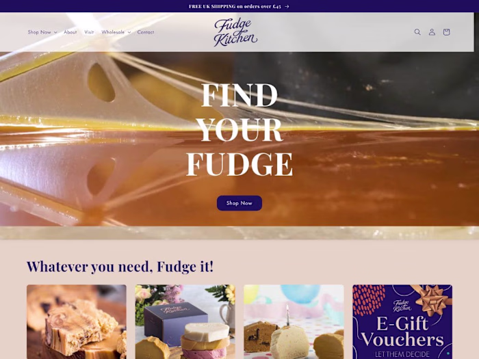 Frontend Shopify Web Development For 𝗙𝘂𝗱𝗴𝗲 𝗞𝗶𝘁𝗰𝗵𝗲𝗻