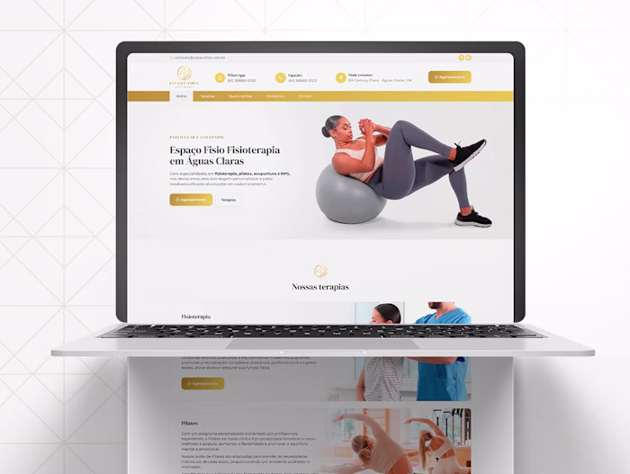 Wordpress + Elementor Website - Espaço Fisio