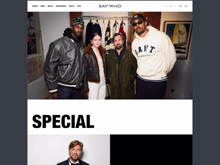 Saywho.fr — graphic fine tuning