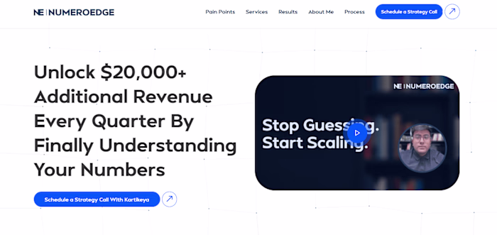 Brand and Website Development for NumeroEdge