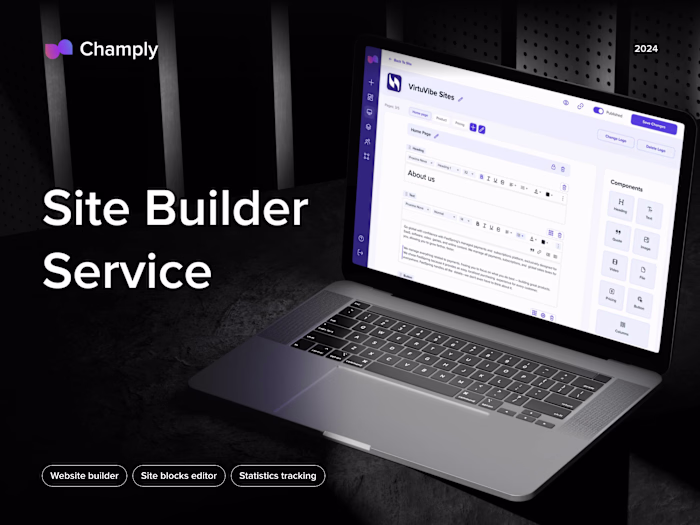 Site Builder Platform UX/UI Design