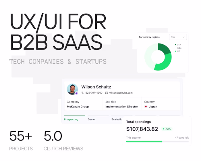 UX/UI for SaaS for Tech companies & Startups