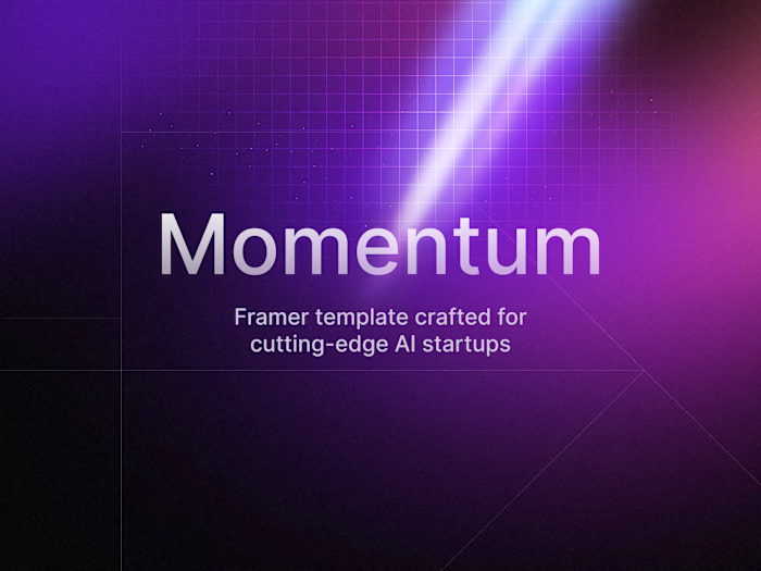 Momentum Framer Template