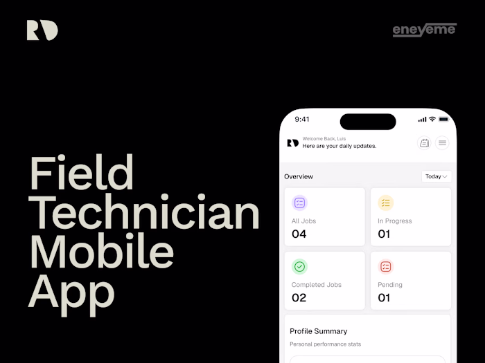 This app is for technicians who go out daily to fix things o...
