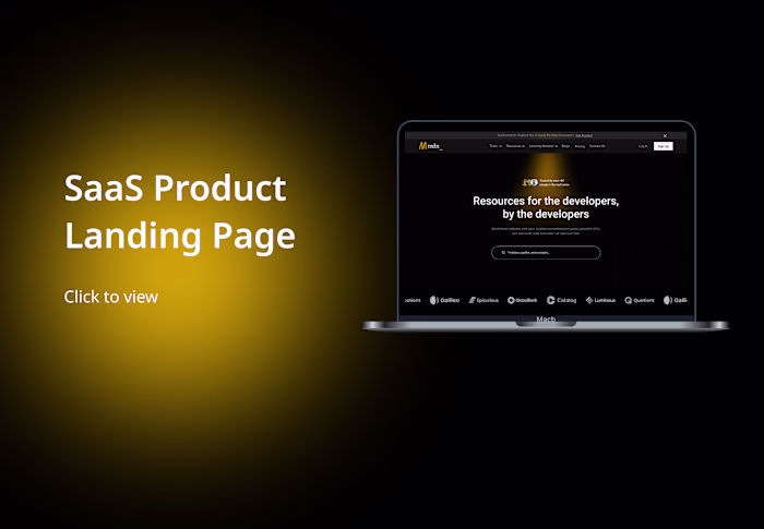 SaaS Landing Page Design