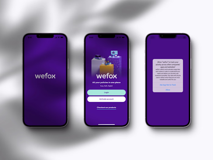 Redesigning wefox's App Onboarding and Homepage