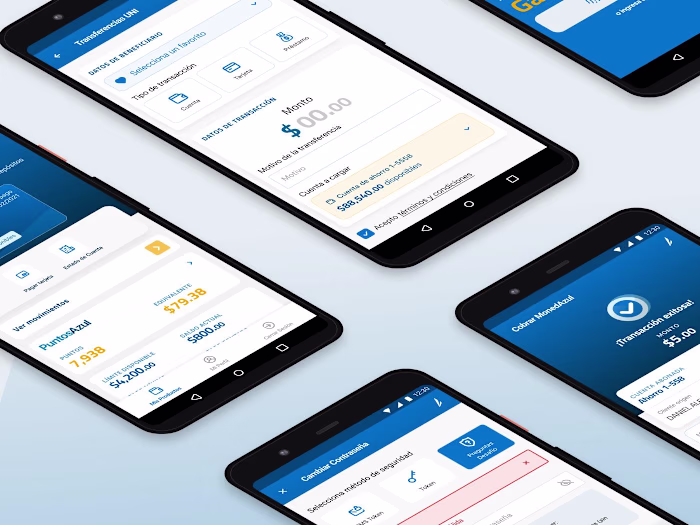 Mobile App UI Redesign for a Bank