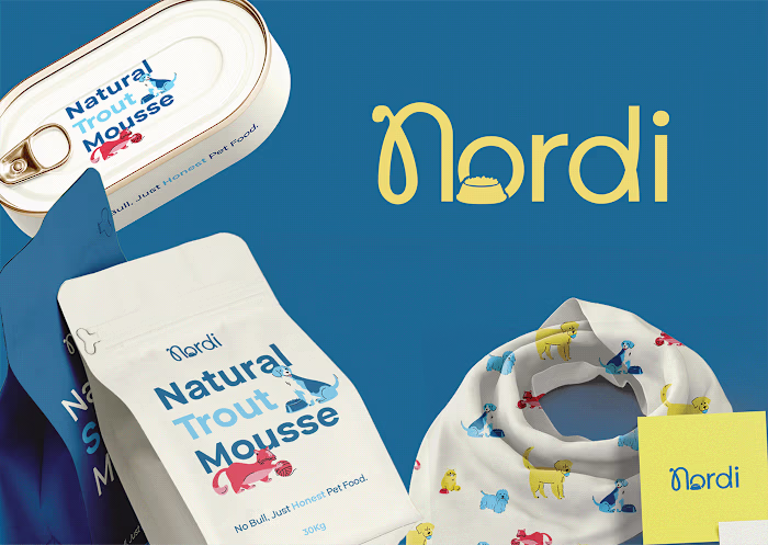 Nordi - Icelandic Pet Food Brand Identity & Packaging