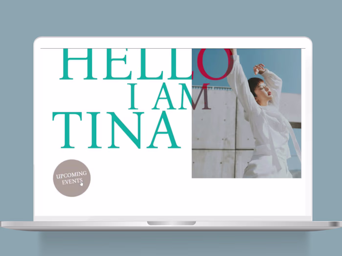 Custom Website Design for an Artist