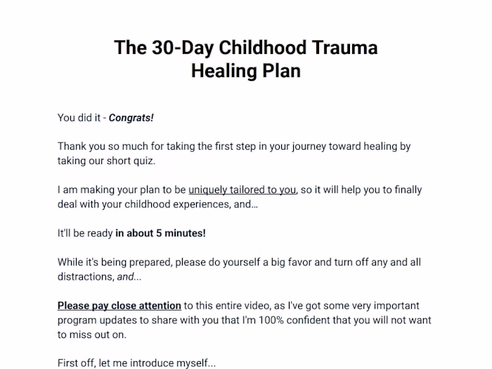 5-Min Video Sales Letter (VSL)