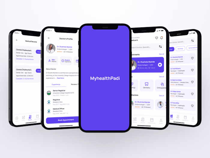 Myhealth Padi - Telemedicine UI/UX Mobile App