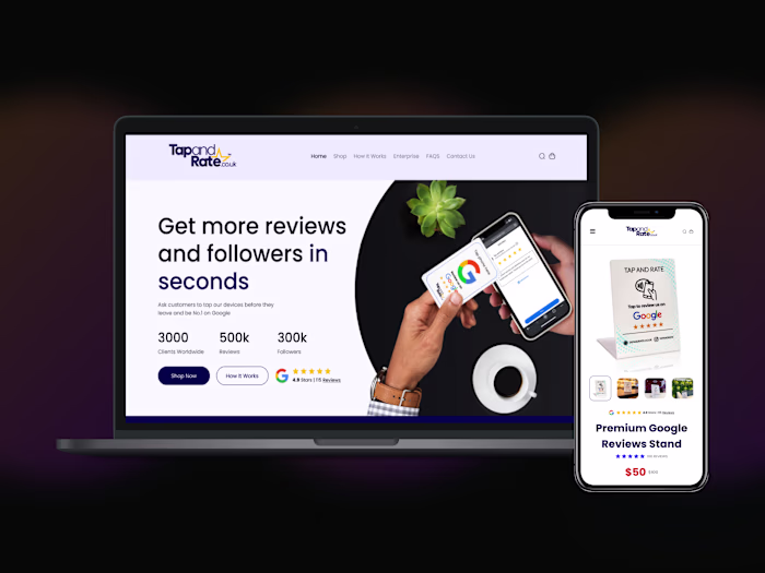 Rebuilding Tap and Rate's Shopify Store